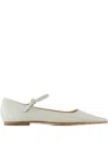 Aeyde Cleo Ballerina Shoes In White