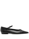 Aeyde Women's Cleo Polido Calf Leather In Black