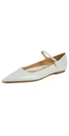 Aeyde Cleo Nappa Leather Cloud Flats Cloud In Cloud