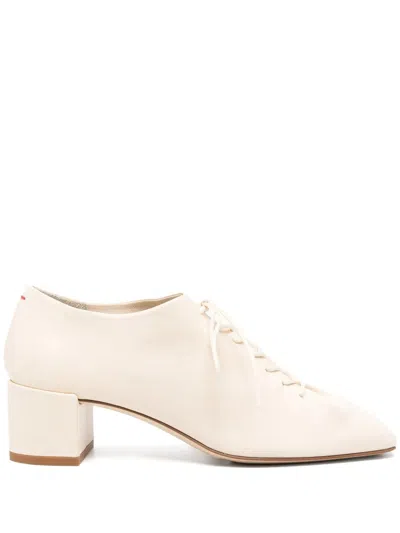 Aeyde Cosima Nappa Leather Creamy Shoes In Beige