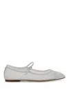 Aeyde Round Toe Ballerina Shoes With Contrast Piping