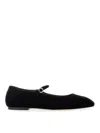 Aeyde Uma Nappa Leather Ballet Flats In Black