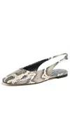 Aeyde Dani Slingback Flats Creamy In Creamy