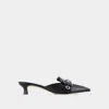 Aeyde Danielle Buckle-embellished Zebra-print Pony Hair Mules