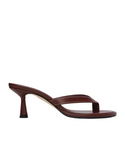 AEYDE DAPHNE LEATHER POINTED-TOE HIGH-HEELED SANDALS