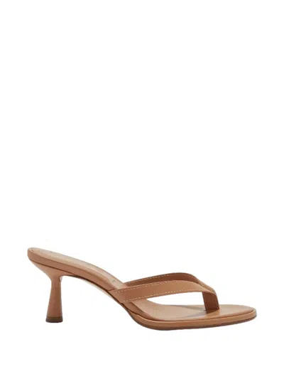 Aeyde Daphne Thong-strap Sandals In Brown