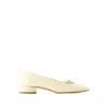 AEYDE DARYA BALLERINAS - LEATHER - BEIGE