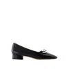 Aeyde Darya Ballerinas -  - Leather - Black In Black