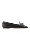 Aeyde Suede Ballerina Shoes In Black