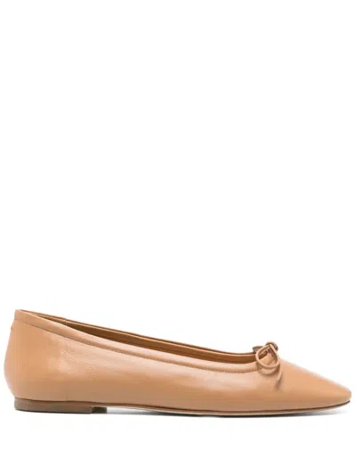 Aeyde Delfina Ballet Flats In Neutrals