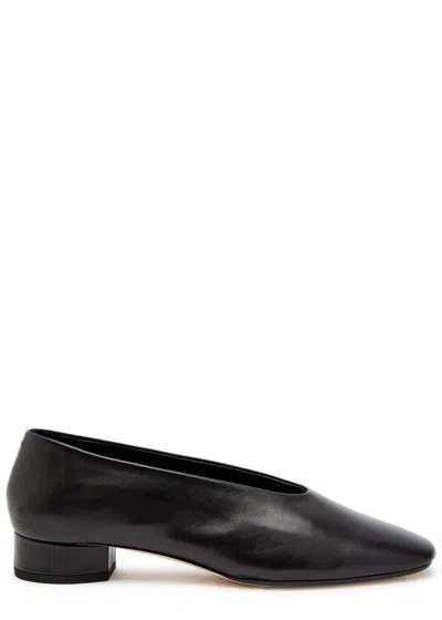 Aeyde Delia 20 Leather Pumps In Black