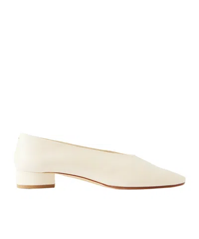 Aeyde Delia Leather Pumps In Neutral