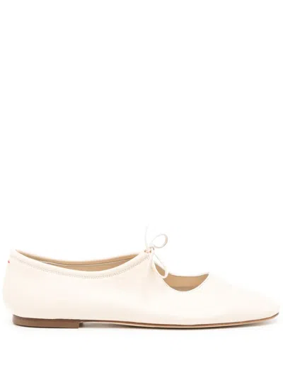 Aeyde Della Ballerina Shoes In Neutrals