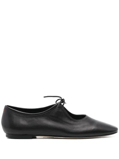 Aeyde Della Ballet Flats In Black