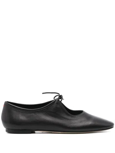 AEYDE AEYDE DELLA NAPPA LEATHER BLACK SHOES