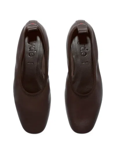 Aeyde Dex Leather Ballet Flats In Multi