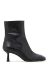 Aeyde Women Dorothy Leather Ankle Boots In Black