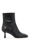 Aeyde Women Dorothy Leather Ankle Boots In Black
