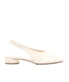 Aeyde Dua Backstrap Leather Pumps In Neutral
