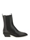 Aeyde Elegant Leather Ankle Boots For Women In Black