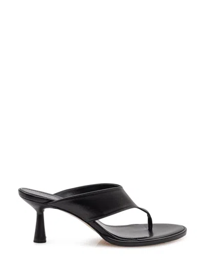 Aeyde Elevated Mini Sandals With Strappy Design In Black