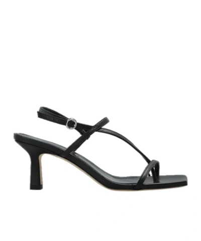 Aeyde Elise Heeled Sandals In Black