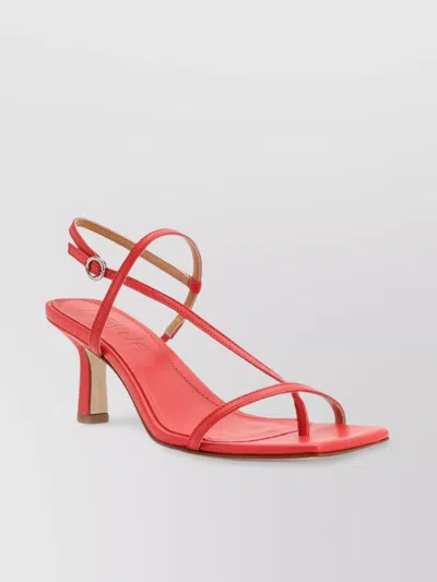 Aeyde Elise Leather Thong Sandals In Pink