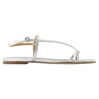 AEYDE ELLA SANDALS - AEYDE - LEATHER - SILVER