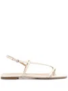Aeyde Cream Ella Low Sandals In Neutrals