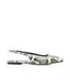 Aeyde Fedora Slingback Pumps In White