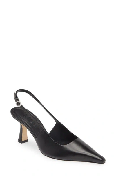 Aeyde Fernanda Heels Woman Black In Leather