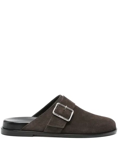 Aeyde Finja Slippers In Brown