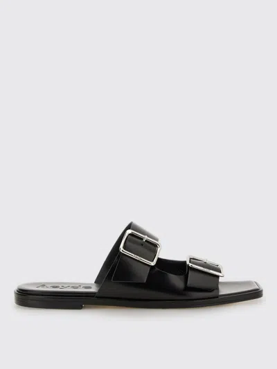 AEYDE FLAT SANDALS AEYDE WOMAN COLOR BLACK,G88189002