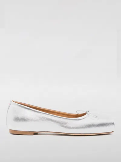 AEYDE BALLET FLATS AEYDE WOMAN COLOR SILVER,G34279097