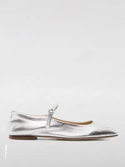 AEYDE FLAT SHOES AEYDE WOMAN COLOR SILVER,G34274097