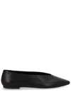 Aeyde Uma Mini Stud Mary-jane Flats In Black