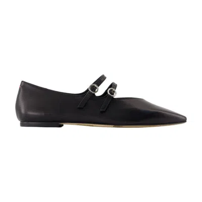 Aeyde Franny Ballerinas In Black