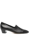 Aeyde Gabby Block Heel Round Toe Pumps