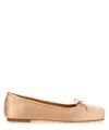 Aeyde Gabriella Nappa Leather Ballet Flats In Pink