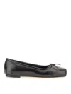 Aeyde 10mm Gabriella Nappa Leather Flats In Black