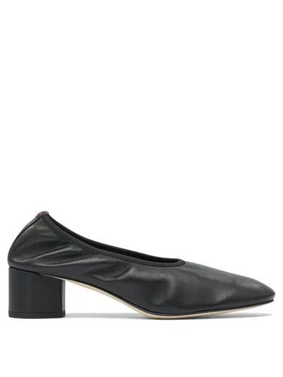 Aeyde Black Leather Heeled Shoes