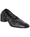 Aeyde Black Nappa Leather High Heels In Black