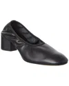 Aeyde Black Nappa Leather High Heels In Black