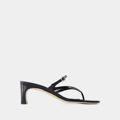 AEYDE GISELLE SANDALS - AEYDE - LEATHER - BLACK