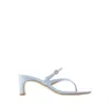 Aeyde Giselle Sandals -  - Leather - Blue In White