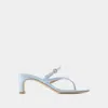 Aeyde Giselle Sandals -  - Leather - Blue