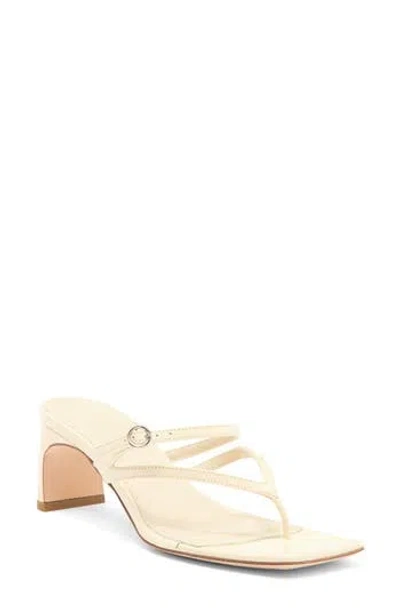 Aeyde Giselle Slide Sandal In Creamy