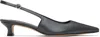 Aeyde Catrina Leather Kitten-heel Slingback Pumps In Black