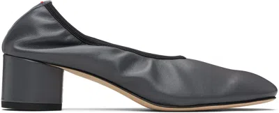 Aeyde Gray Gemma Heels
