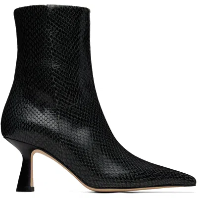 Aeyde Gray Vivi Mini Boots In Moss